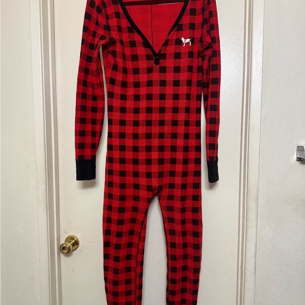 Only Red and Black Checkered Kids One Piece